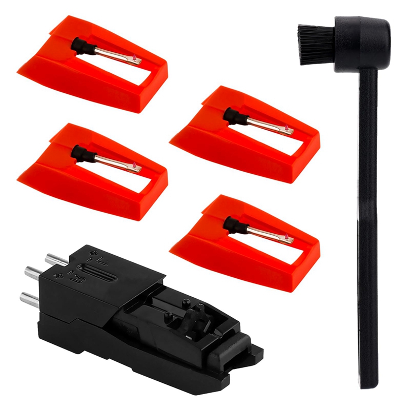 Record Player Needle - Speler Naaldvervanging, 4 Stuks Diamant Platenspeler