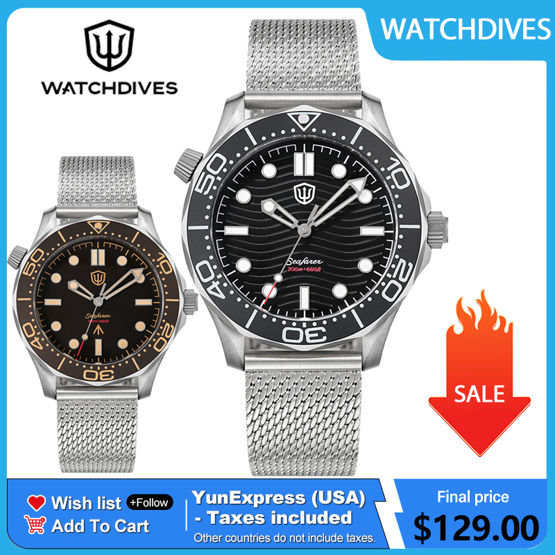 Vintage Watch Collecting - Watchdives 42mm Titanium Duikhorloge NTTD VH31