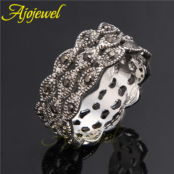 Ajojewel 3 Laags Strass Ring Z - Vintage Items Collection recensie en prijs