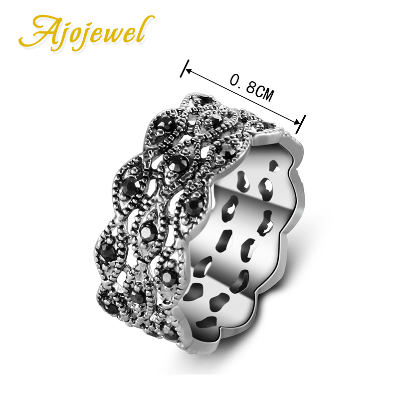 Ajojewel 3 Laags Strass Ring Z - Vintage Items Collection recensie en prijs
