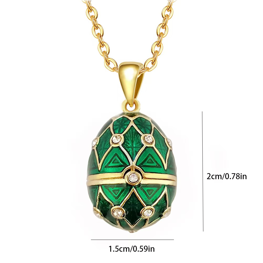 Emaille Faberge Paasei Hanger  - Vintage Collectible Jewelry recensie en prijs