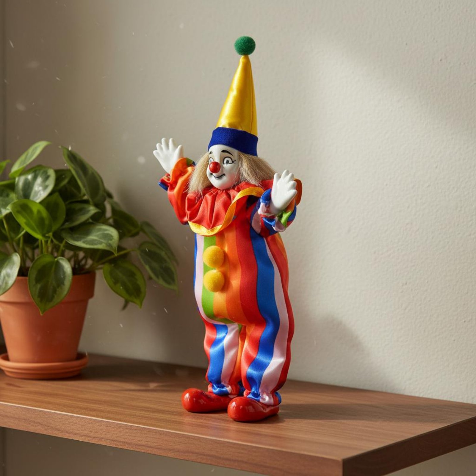 Vintage porseleinen clownpop,  - Vintage Collectible Dolls recensie en prijs