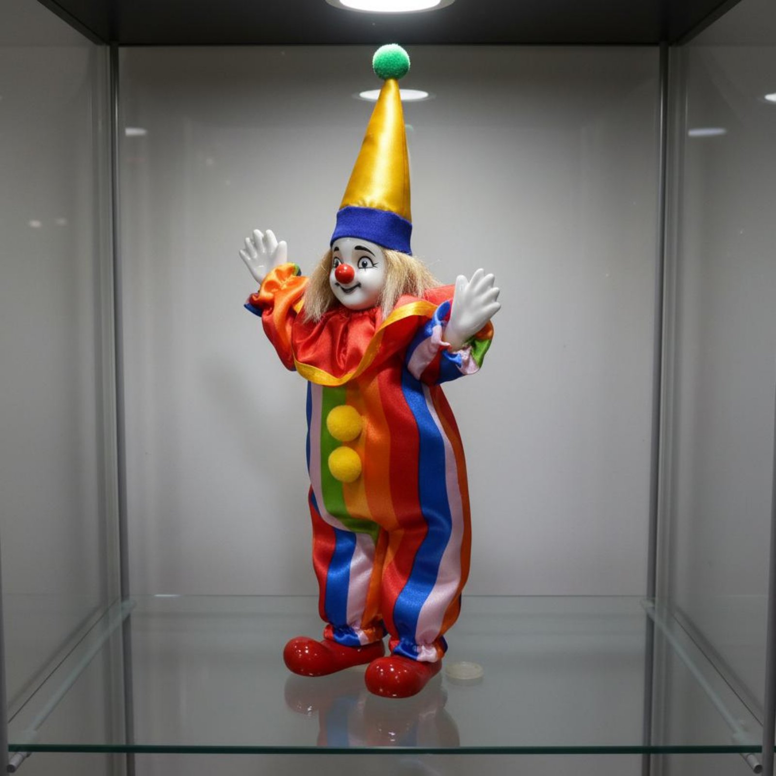 Vintage porseleinen clownpop,  - Vintage Collectible Dolls recensie en prijs