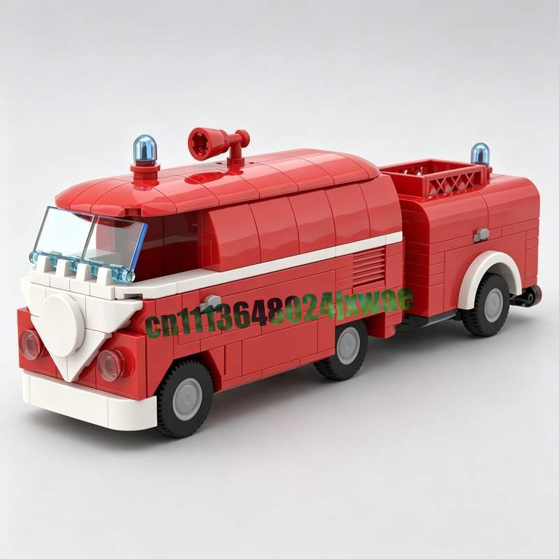 369PCS MOC Vintage Brandweerwa - Vintage Collectible Trucks recensie en prijs