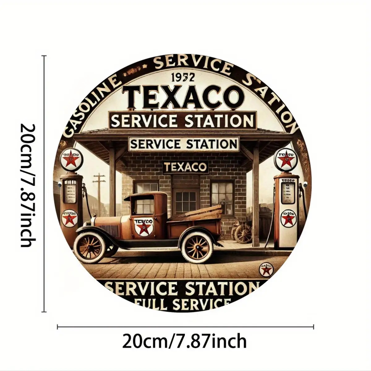 1pc Vintage Texaco tankstation - Vintage Collectible Trucks recensie en prijs