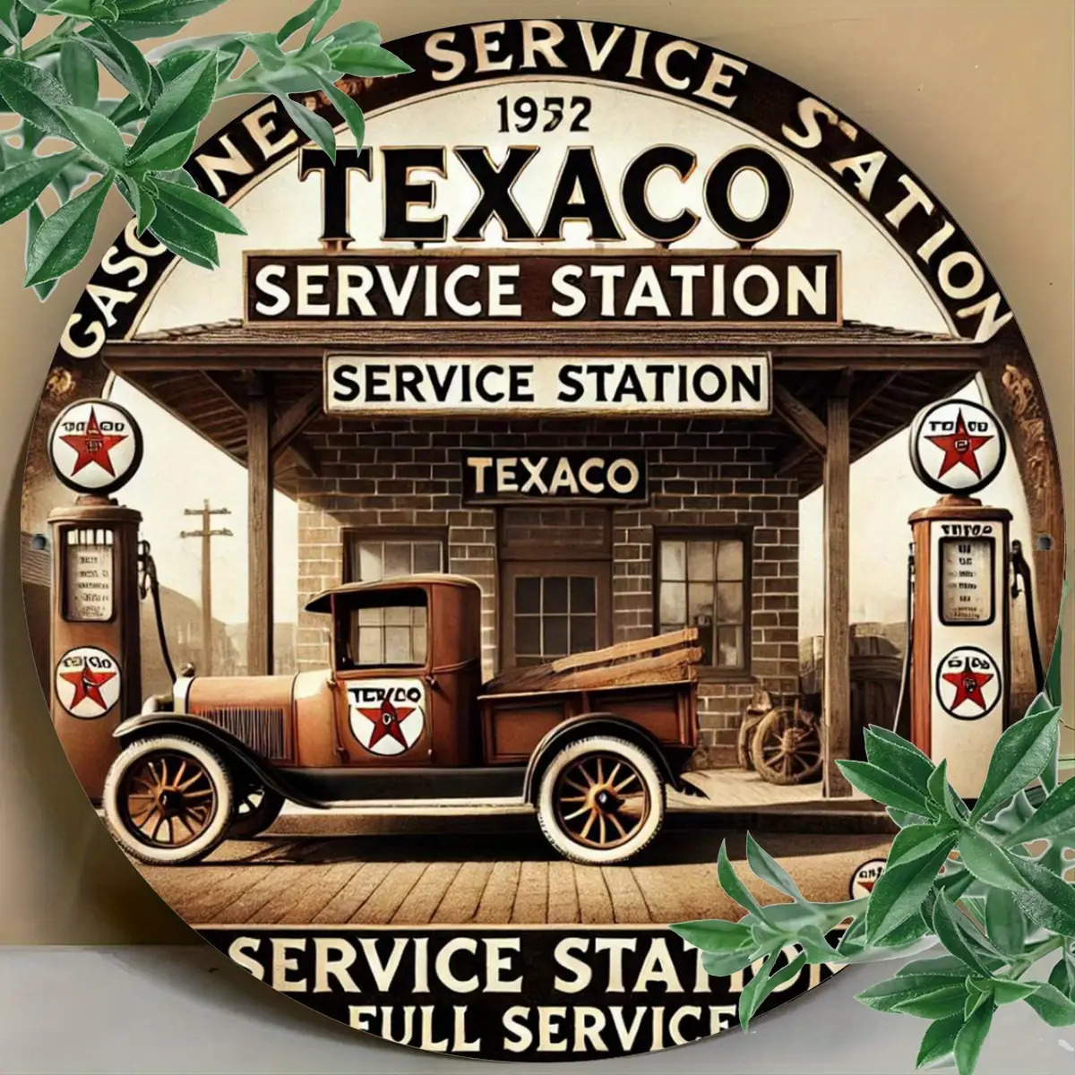 1pc Vintage Texaco tankstation - Vintage Collectible Trucks recensie en prijs