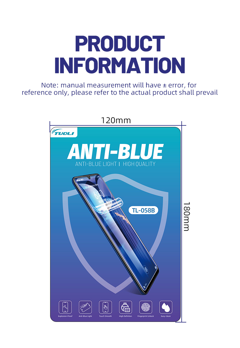 Tuoli Tl058 Tpu Hd Hydrogelfil - Slide Film 120 recensie en prijs