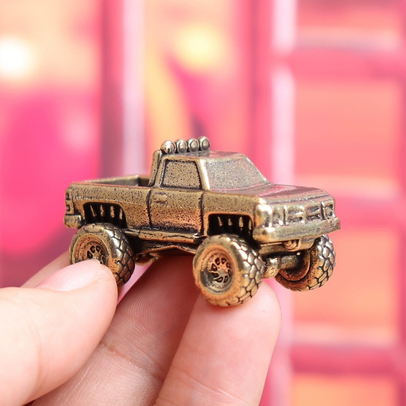 Vintage koperen pick-up model  - Vintage Collectible Trucks recensie en prijs
