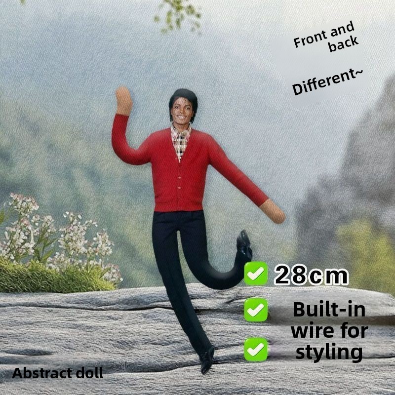 Schattige Michael Jackson abst - Vintage Collectible Dolls recensie en prijs