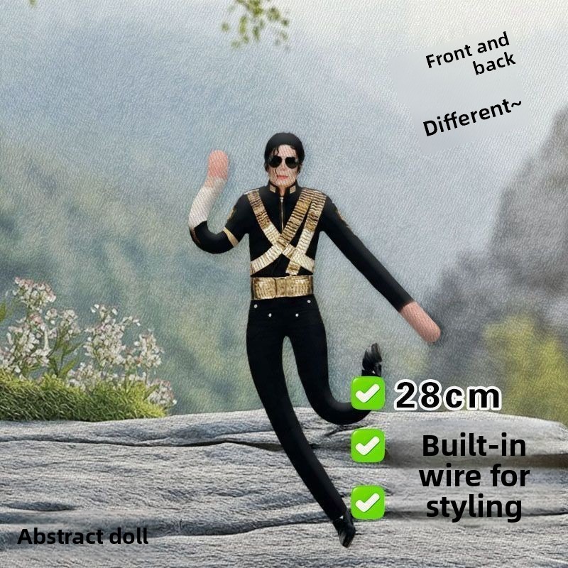 Schattige Michael Jackson abst - Vintage Collectible Dolls recensie en prijs