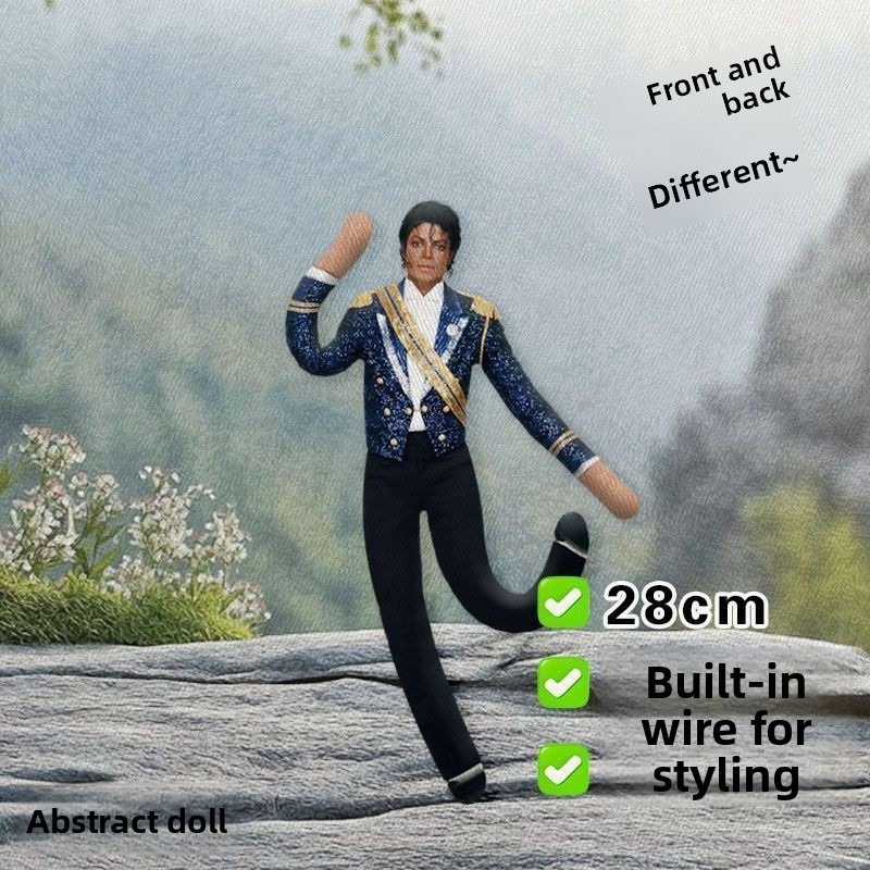 Schattige Michael Jackson abst - Vintage Collectible Dolls recensie en prijs
