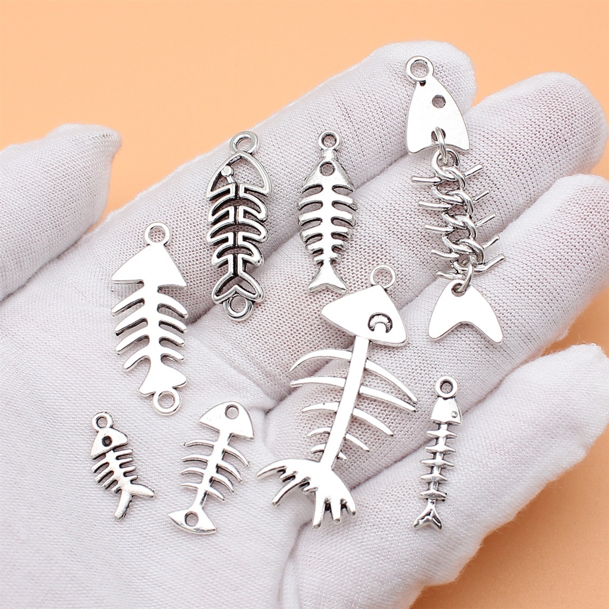 8 stuks antiek zilver kleur vi - Vintage Collectible Jewelry recensie en prijs